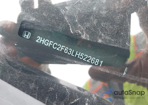 2020 Honda Civic Lx z USA, uszkodzony, nr VIN 2HGFC2F63LH522681